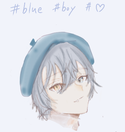 DO YOU LIKE BLUE BOY？ - ibisPaint