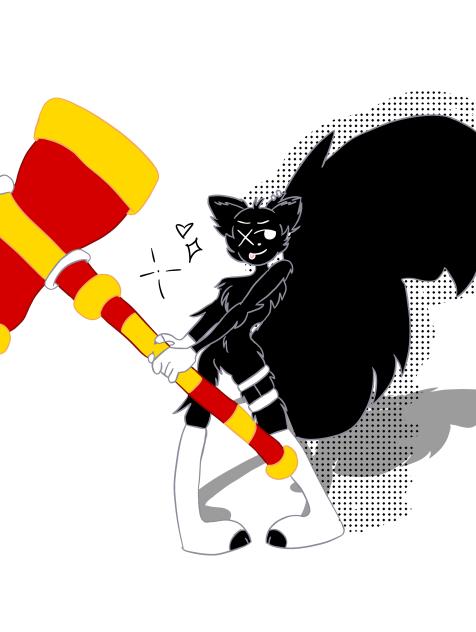 Ghost cat fanart 6