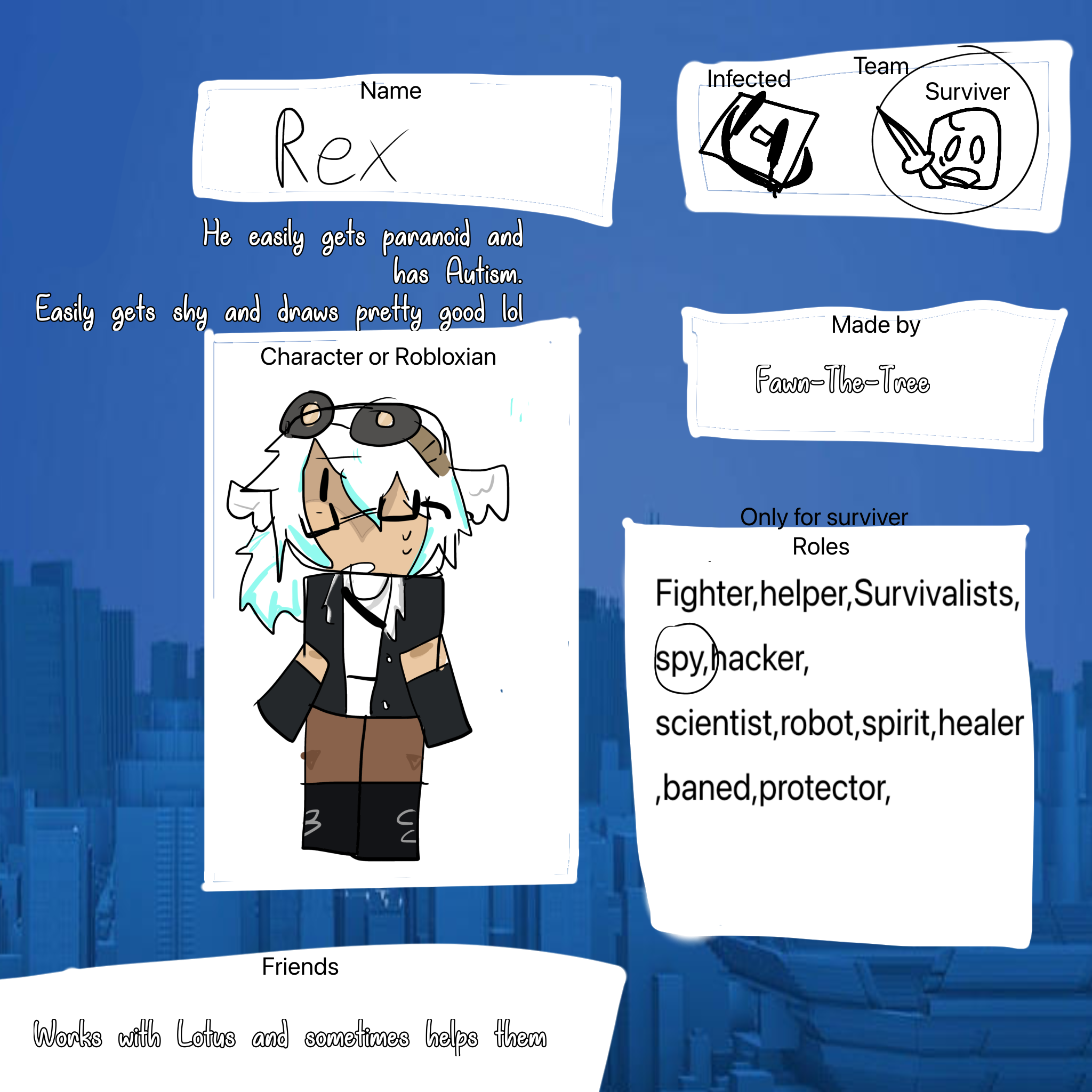 Another character sheet because why not - ibisPaint