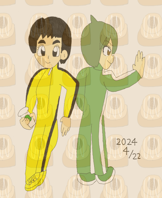 マキとルピア（トラックスーツ)2