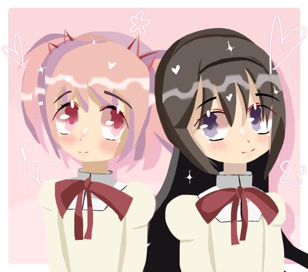 ♡Madoka and Homura♡