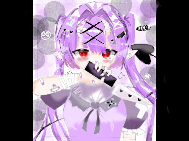 67  すいとう様の神線画💖
