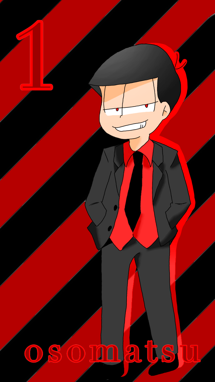 おそ松さん　一松　スーツ　マフィア松 おそ松さん マフィア松 アクキーセット 一松 - メルカリ