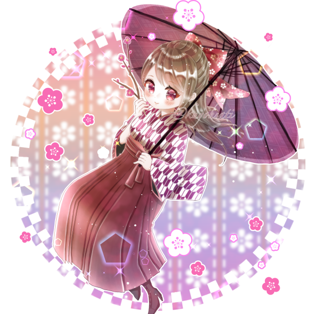 大正浪漫梅の花