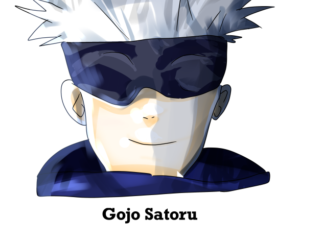 Gojo Satoru Sketch COLORED