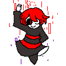 Player if she was in Undertale