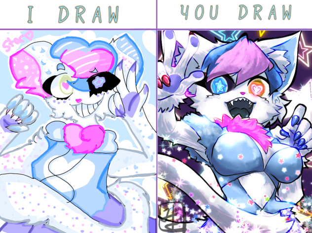 I draw you draw with StarB3rry Forever