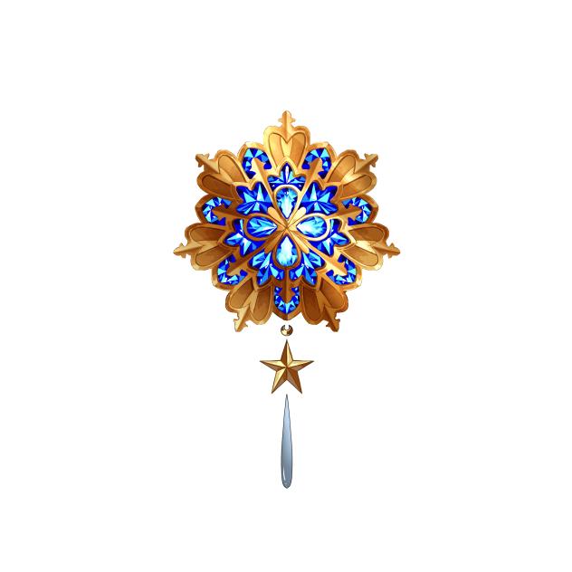 Flower stylized badge
