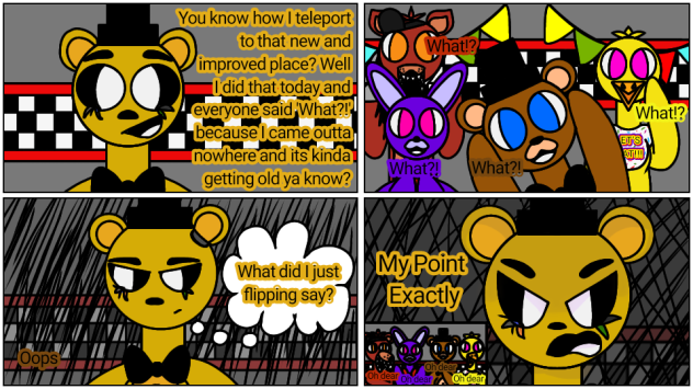 I--I just told you... FNaF fanmade comic