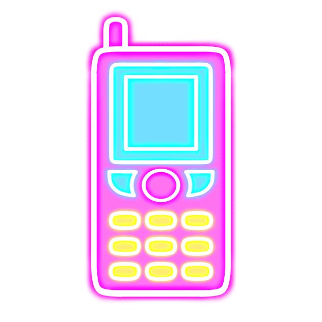 Y2k phone neon 2