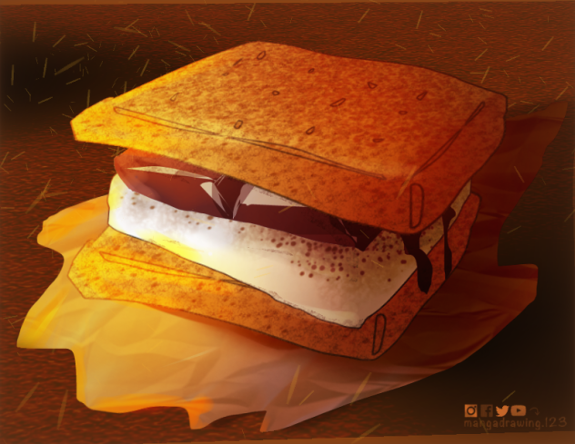 Draw s’more on phone ibisPaint