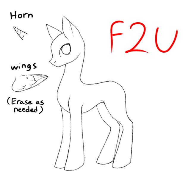 f2u pony base