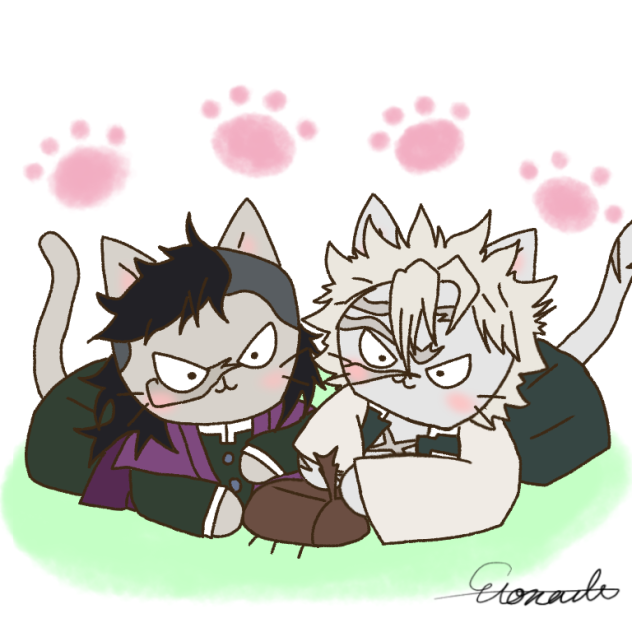 玄弥&実弥×ねこねこ日本史