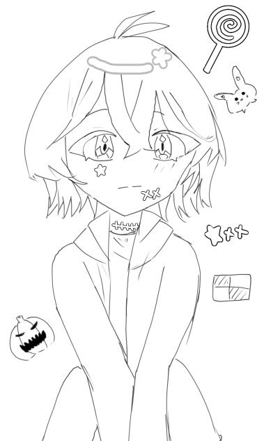 のっきさん線画
