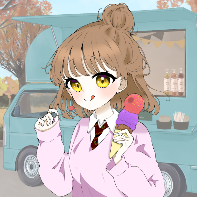 学校帰りに寄り道中・牡丹ちゃん