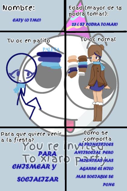 FICHA PARA UNA FIESTA DE PALITOS!