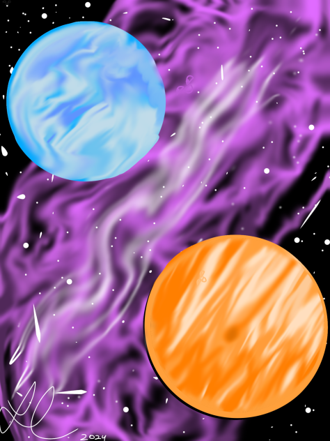Galaxy stars - ibisPaint