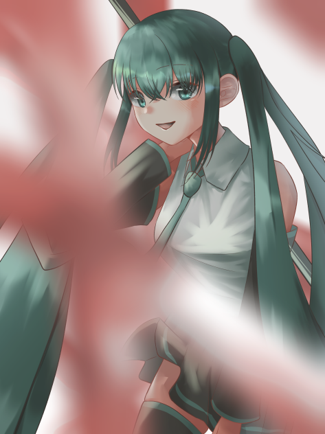 19 初音ミク ストリーミングハート Ibispaint