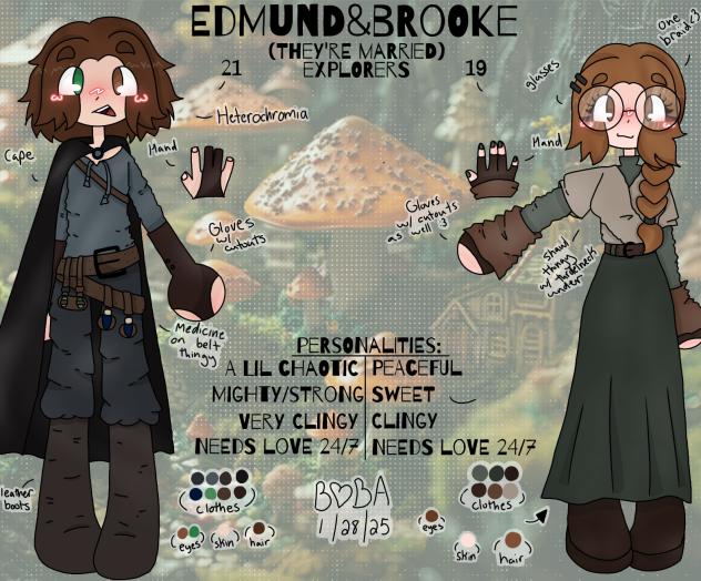 °•Edmund and Brooke•° (New oc's 25 & 26)