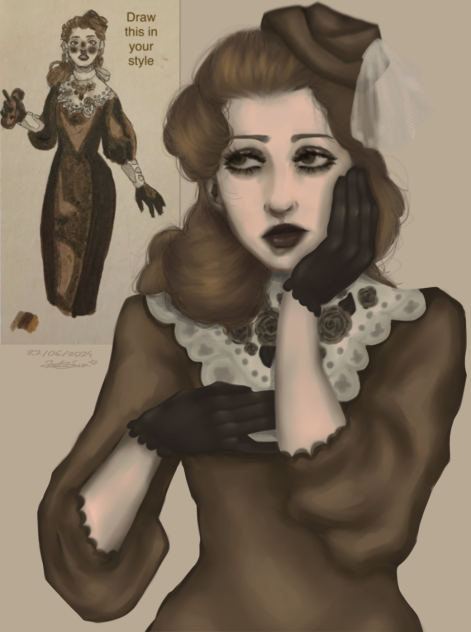 Draw this in your style challenge - ibisPaint