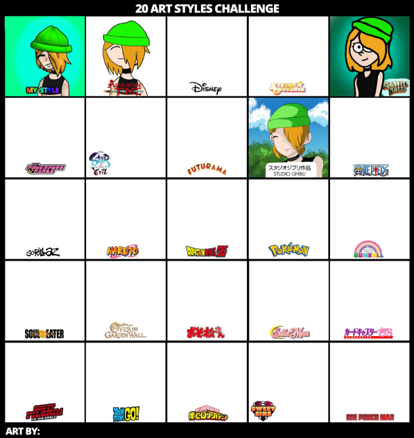 20 Art Styles Collab
