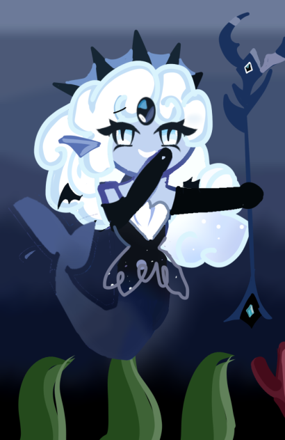 Black pearl cookie