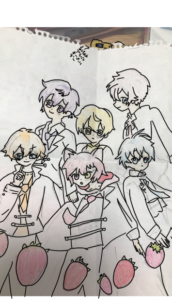 すとぷり線画　アナ絵付き