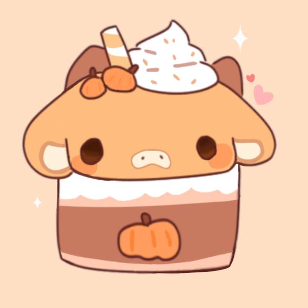 Pumpkin Latte Cow❤️