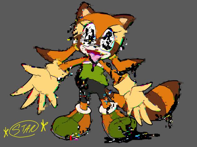 Corrupted Marine the Raccoon