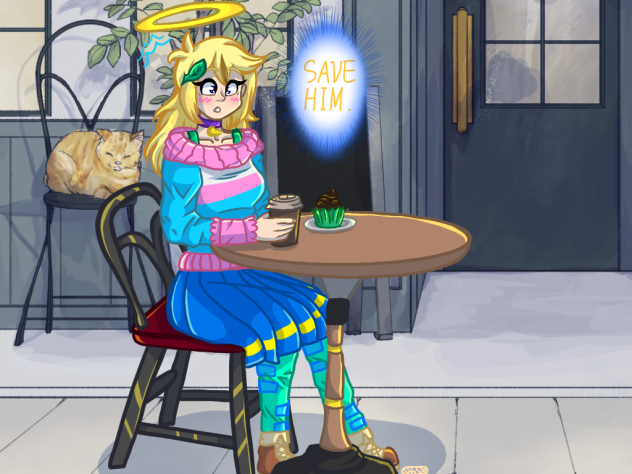 More Webtoony practice panels