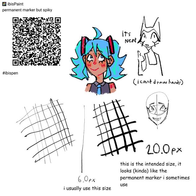 permanent marker but spiky🤯👅