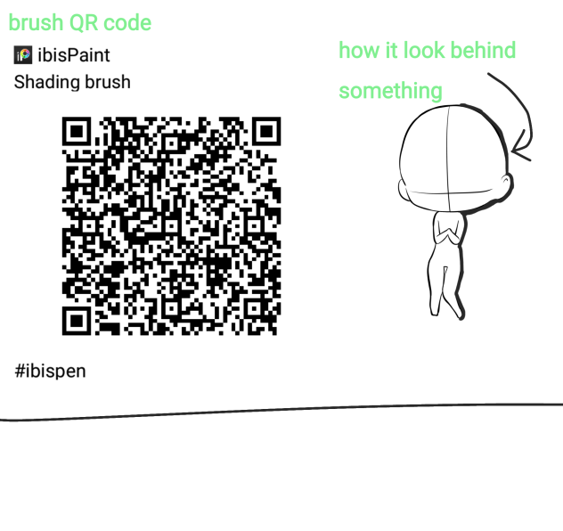 brush QR code