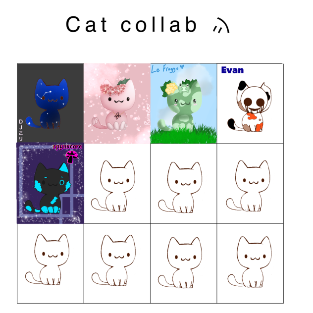 cat collab - ibisPaint