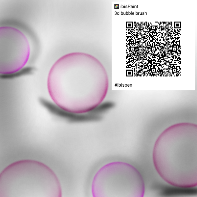 3d bubble brush ibisPaint