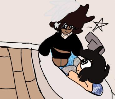 Scene that my gf and me did on Roblox