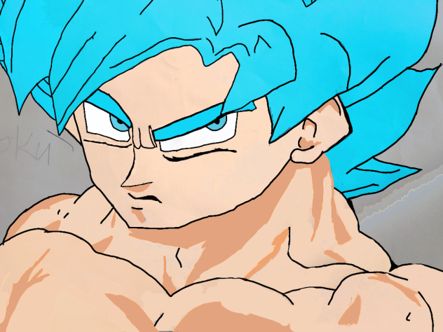 Goku Super saiyan blue DBZ