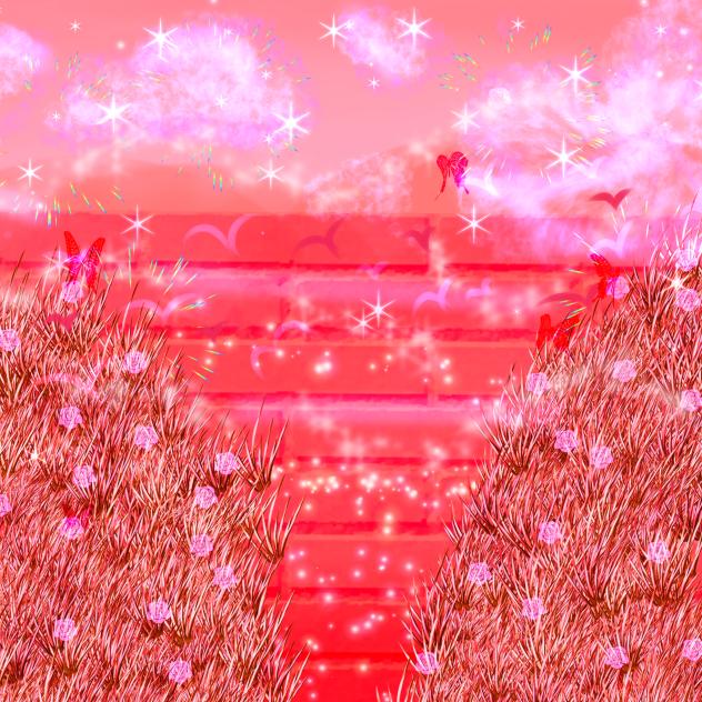 pink background