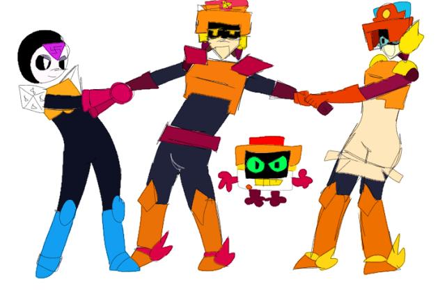 Larry and Lawrie, Meeple and R-T