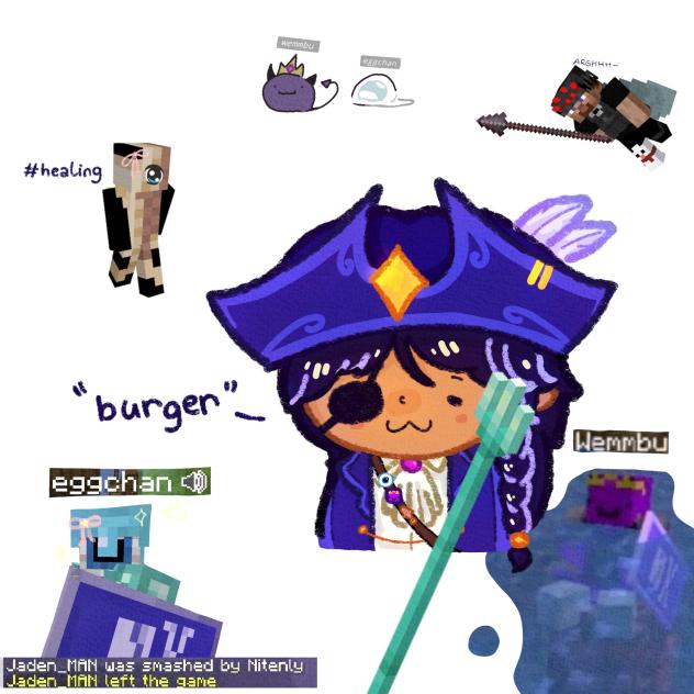 Codmaster Unstable its the burger king- i mean pirate king - ibisPaint