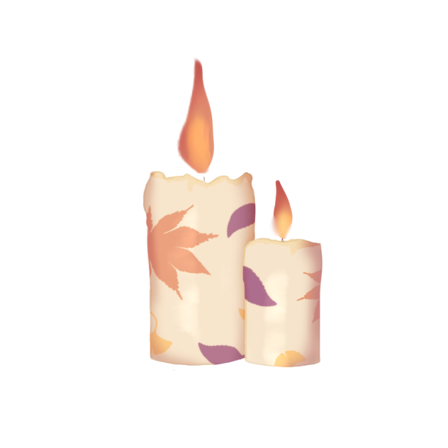 Autumn candles