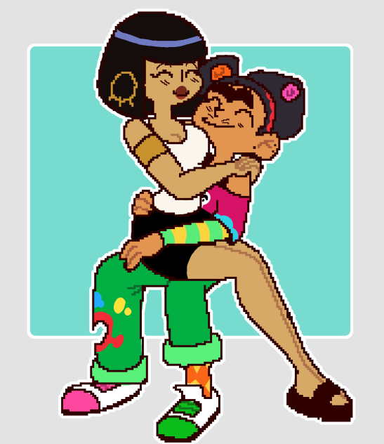Frida and Cloe 3 (pixel)
