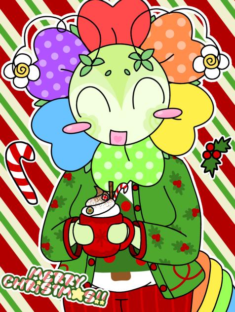 AWW LOOK HES FESTIVE AWWWWWW