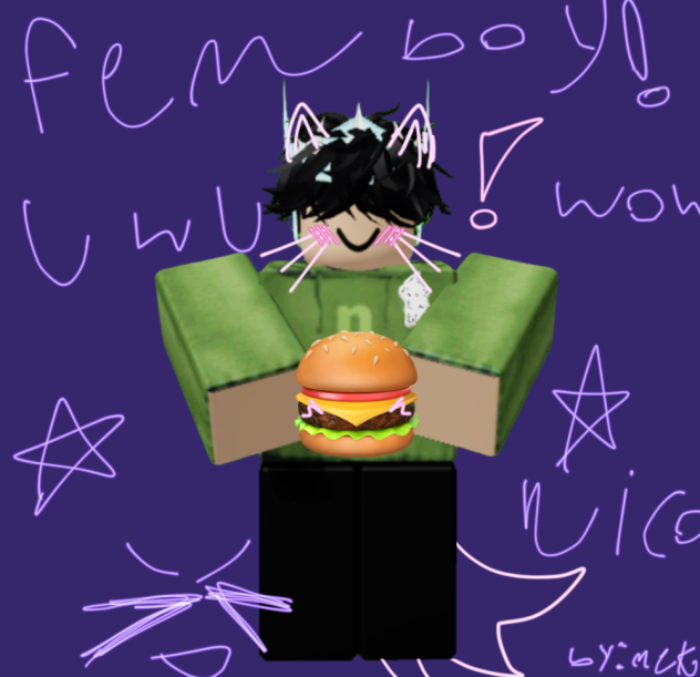 Burger discovered a cat thumbnail