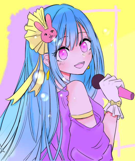 塗りました！💙💜
