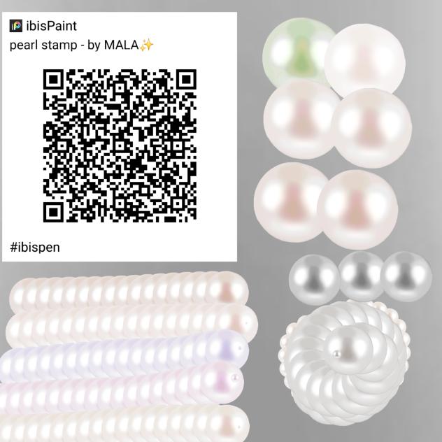 pearl stamp qr code 🫨✨️