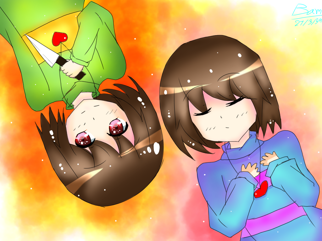 Speedpaint - frisk chara undertale - ibisPaint