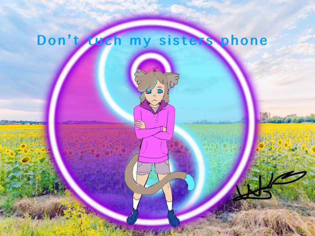 #dont tuch my sisters phone