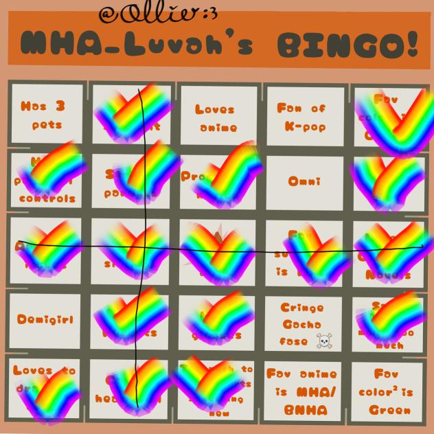MHA-Luva's bingo