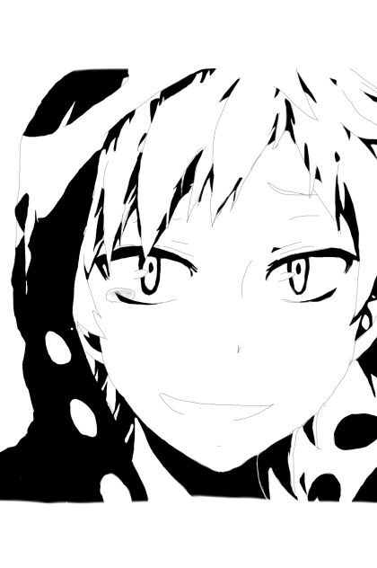 カゲロウデイズ カノ 白黒画 【トレス】