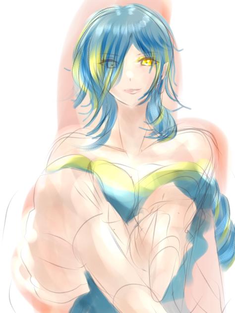 ねらい撃ちインテレオン(擬人化)